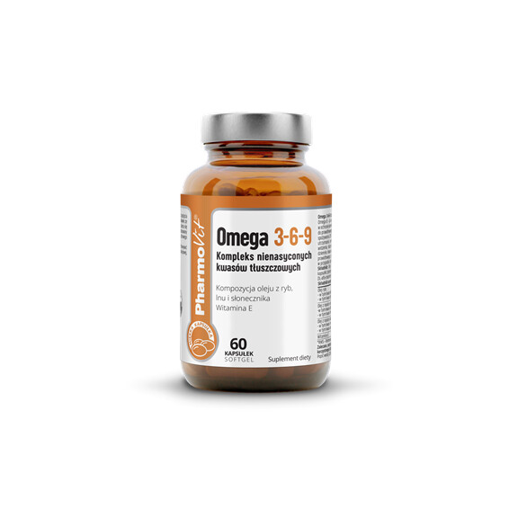 Omega 3-6-9 60 capsule 82.2 g - Pharmovit (Clean Label)