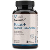 Potasiu + magneziu + vitamina B6 Active 120 capsule 136.39 g - Pharmovit