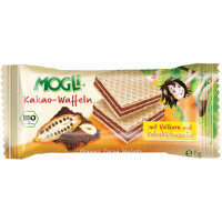 Napolitană cu cremă de cacao BIO 15 g - Mogli