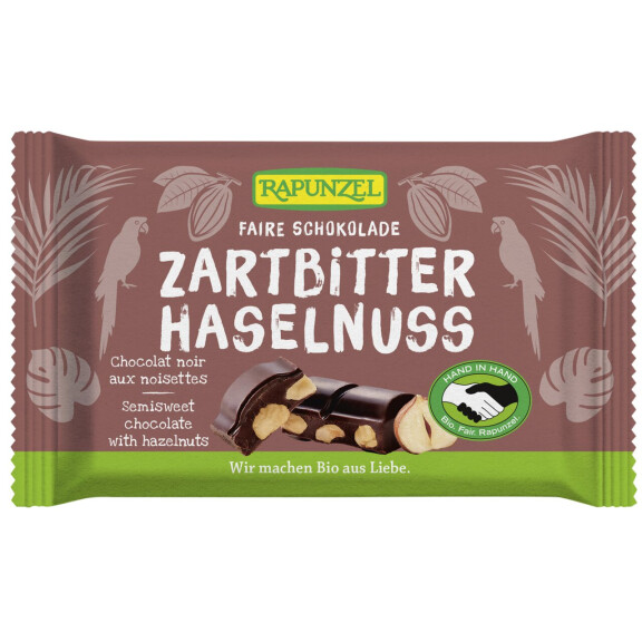 Ciocolată amară cu alune Bio 100 g