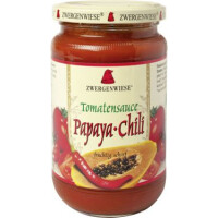Sos de roșii fără gluten cu papaya și chili (picant) BIO 350 g