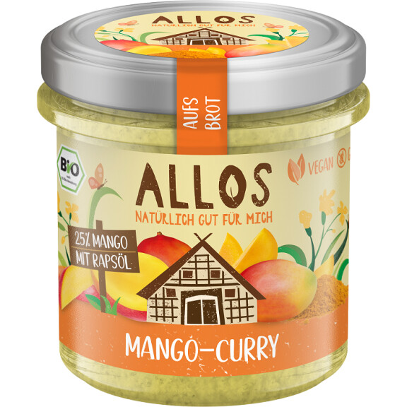 Pastă de cremă de mango și curry fără gluten BIO 140 g