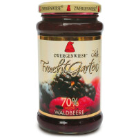Mousse de fructe de pădure fără gluten (70% fructe) BIO 225 g