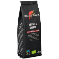 Cafea măcinată decofeinizată arabica 100% comerț echitabil BIO 250 g