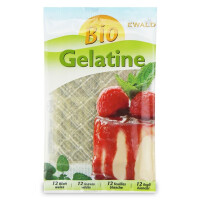 Foi de gelatină (12 foi) BIO 20 g