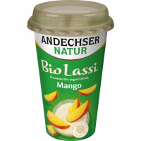 Iaurt de băut Lassi mango 3,5% grăsime.BIO 250 g