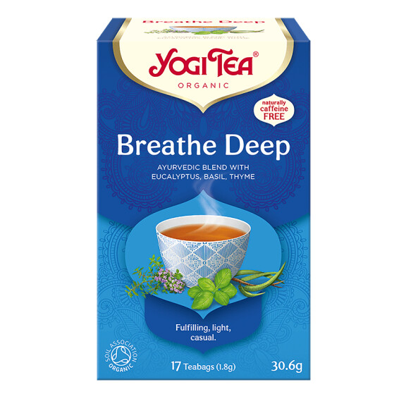 Breathe Deep Tea (Breathe Deep) Bio (17 x 1.8 g) 30.6 g - Yogi Tea