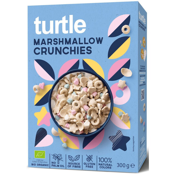 Bezea cu cereale crocante fără gluten BIO 300 g - Turtle