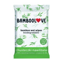 Șervețele umede din bambus 10 buc. - Bamboolove