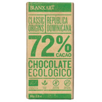 Ciocolată amăruie 72% dominicană fără gluten BIO 80 g