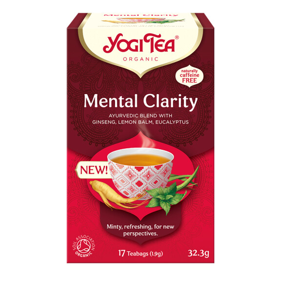 Ceai ayurvedic de claritate mentală bio (17 x 1,9 g) 32,3 g - yogi tea