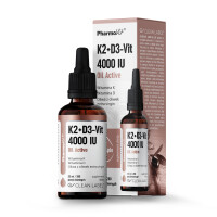 Vitamina K2 + D3 Drops (75 Mcg + 100 Mcg) Fără gluten 30 ml