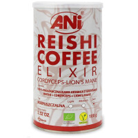 Cafea instant Arabica cu ciuperci Reishi + Cordyceps + Coama de leu Bio 100 g - Ani
