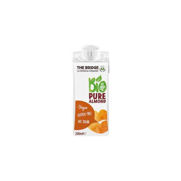 Băutură de migdale 6% fără zahăr fără gluten Bio 200ml - The Bridge