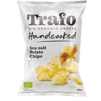 Chipsuri feliate subțire cu sare de mare BIO 125 g - Trafo