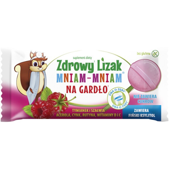 Acadea de gât sănătoasă și delicioasă zmeură - Starpharma
