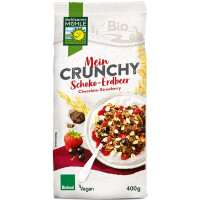 Ciocolată crocantă cu căpșuni și coacăze negre Bio 400 g - Bohlsener Muehle