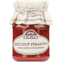 Ketchup picant fără gluten 180 g - Krokus