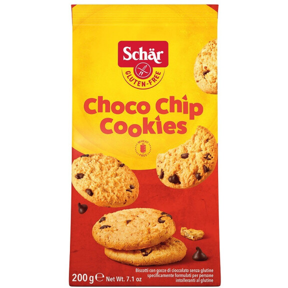 Choco Chip Cookies Biscuiți cu ciocolată fără gluten 200 g Schar