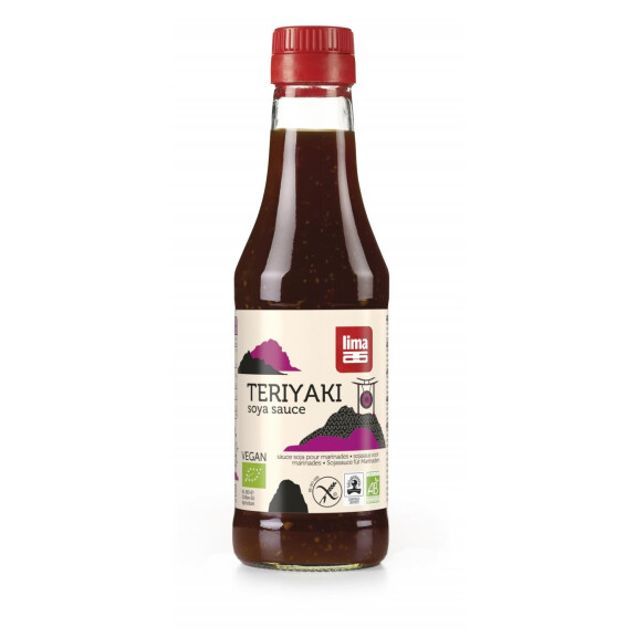 Sos de soia dulce teriyaki fără gluten BIO 250 ml