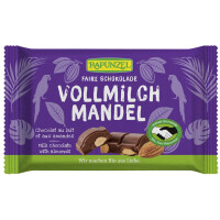 Ciocolată cu lapte cu migdale BIO 100 g