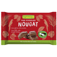 Comerț echitabil de ciocolată cu nuga BIO 100 g