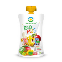 Mousse mango-banană-măr BIO 90 g