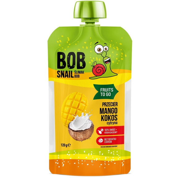 Smoothie mango - nucă de cocos - citrice fără zahăr adăugat 120 ml