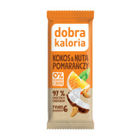 Baton cu nucă de cocos și portocale fără zahăr adăugat 35 g