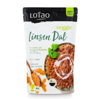 Dal cu linte și băutură de nucă de cocos vegan bio 320 g - LoTAO