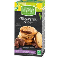 Biscuiți de ciocolată bio 150 g - Le Moulin du Pivert