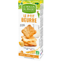Biscuits le p'tit beurre bio 155 g - Le Moulin du Pivert
