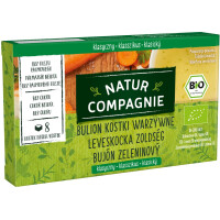 Bouillon - cuburi de legume fără adaos de zaharuri bio (8 x 10,5 g) 84 g - Natur Compagnie