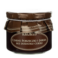 Coacăze negre și mere fără adaos de zahăr 310 g - Krokus
