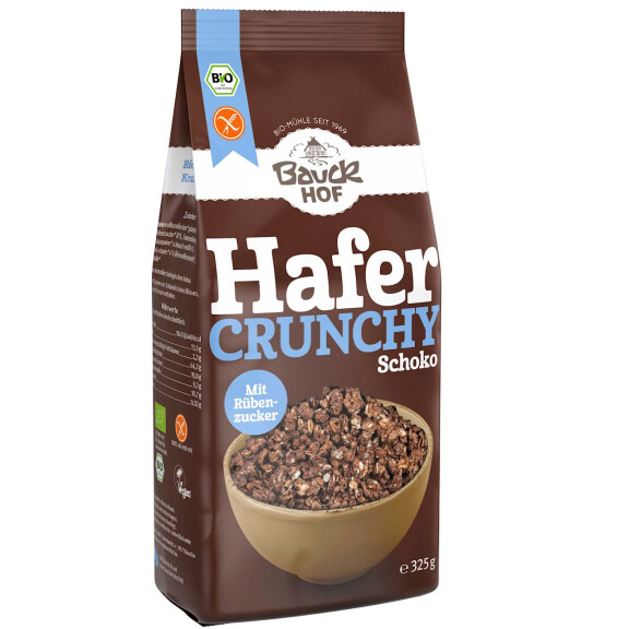 Ovăz crocant cu cacao fără gluten bio 325 g