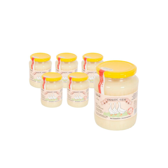 Set de 6 x untură de gâscă 720 ml