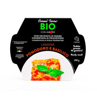 Lasagne cu roșii și busuioc bio 250 g - CEREAL TERRA