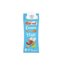 Cremă de gătit thailandeză din nucă de cocos FĂRĂ OGLINDĂ. BIO 200 ml