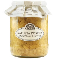 Varză de post cu ciuperci de pădure 670 g - Krokus