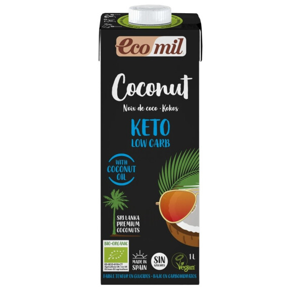 Băutură de nucă de cocos fără gluten BIO 1 l - Ecomil