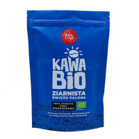 Cafea arabica decofeinizată 100% BIO boabe 250 g