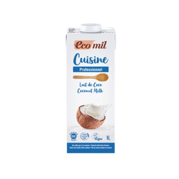 Cremă de nucă de cocos fără gluten BIO 1l