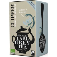 Ceai Earl Grey fair trade bio (20 x 2 g) 40 g - CLIPPER