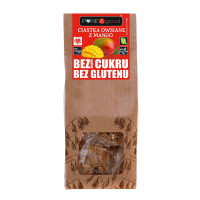 Biscuiți fără gluten cu fulgi de ovăz și mango, fără zahăr adăugat 150 g - PURE&amp;GOOD