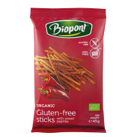 Batoane de piper fără gluten BIO 45 g - Biopont