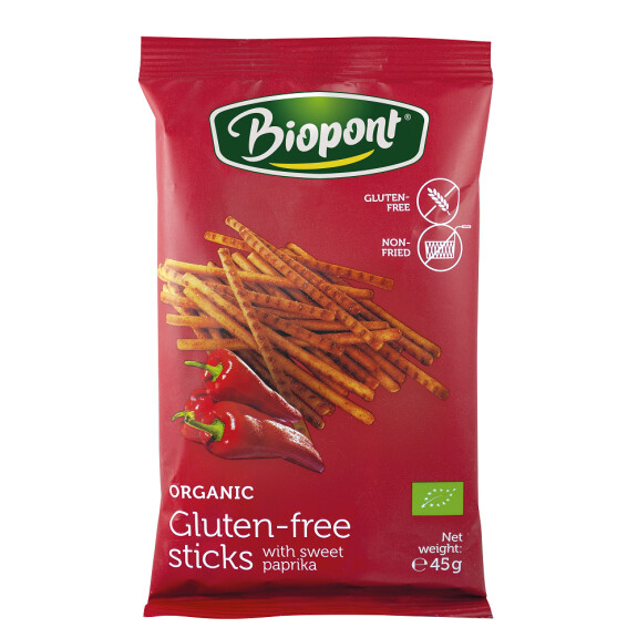 Batoane de piper fără gluten BIO 45 g - Biopont