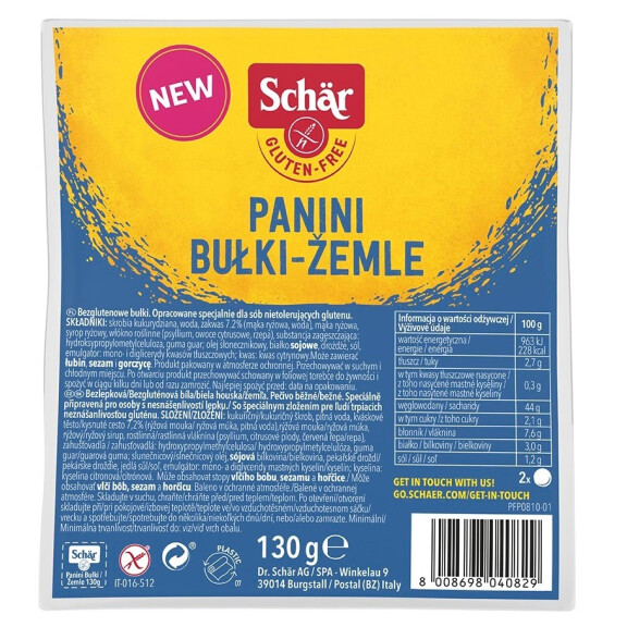 Rulouri fără gluten 130 g - Schar