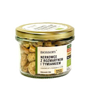 Nuci de caju fără gluten cu rozmarin și cimbru bio 120 g - BIOSSOM