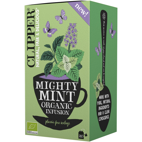 Ceai Mighty Mint bio (20 x 1,6 g) 32 g - Clipper