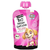 Piure de căpșuni și zmeură cu ovăz BIO 100 g Psi Patrol- Skye - PURE&FUN